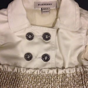 Burberry Baby Beige Sleeveless Dress 12 months